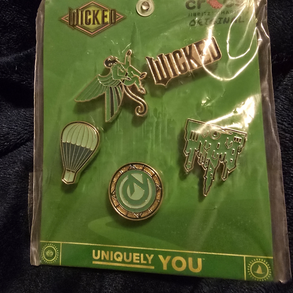 CROCS Wicked Jibbitz Charms Set 5 Piece NWT